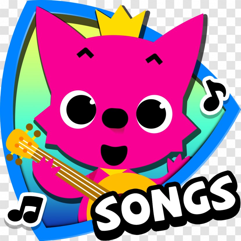 Pinkfong Children's Song Baby Shark Car Songs - Pink Transparent PNG
