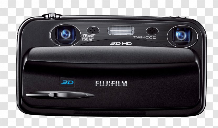 Camera Fujifilm 3D Film 富士 Zoom Lens - 3d Transparent PNG