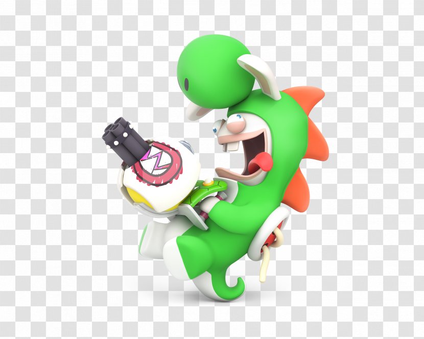 Mario + Rabbids Kingdom Battle Princess Peach Luigi & Yoshi - Raving Transparent PNG