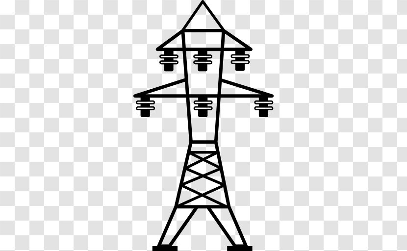 Electricity Overhead Power Line - Structure - Transmission Tower Transparent PNG