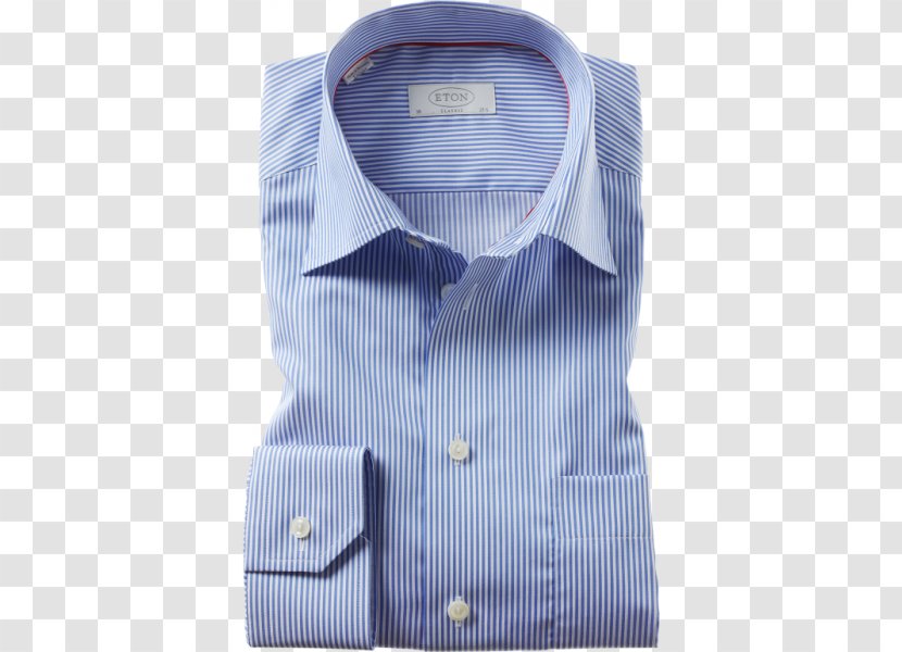 Dress Shirt T-shirt Clothing Shirtdress - Electric Blue Transparent PNG
