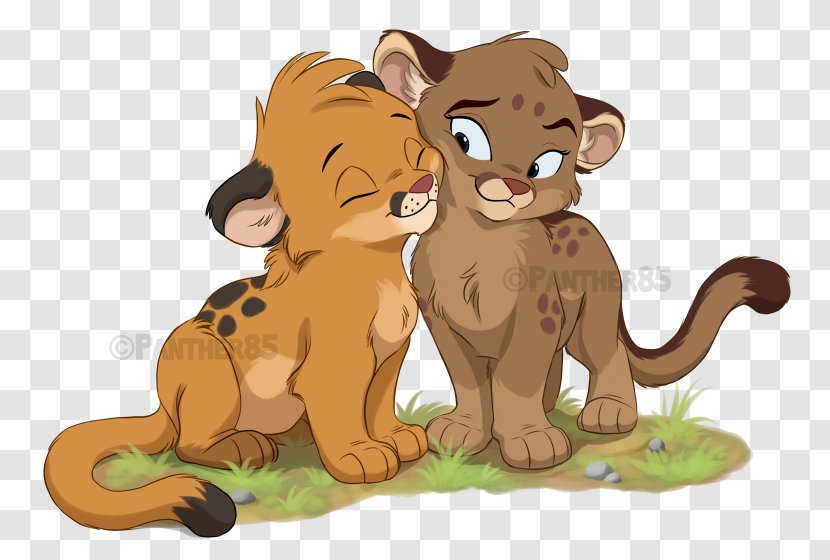 Lion Tiger Cat Cousin Child - Art Transparent PNG