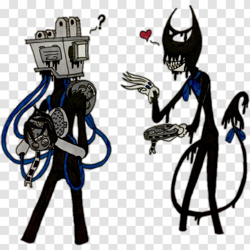 Bendy And The Ink Machine Cuphead Drawing Projectionist - Character - Spot Transparent PNG