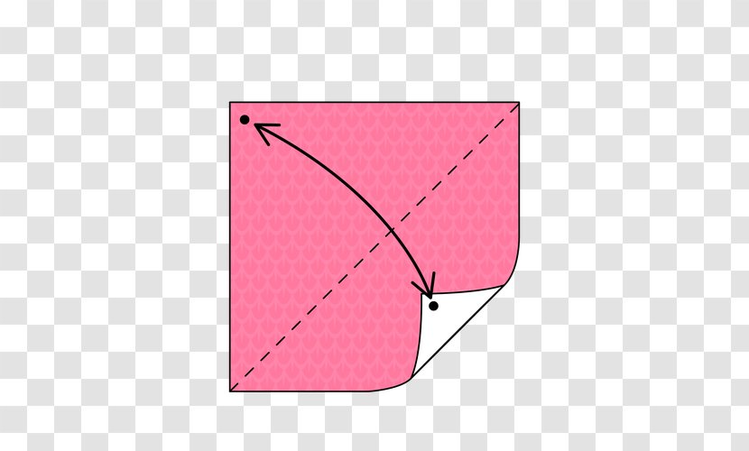 Origami Bird How-to Point Pattern - Triangle Transparent PNG