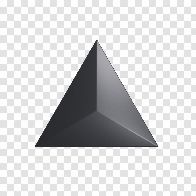 Triangle Shape Pyramid Geometry Wedge - Tile - Triangulo Transparent PNG