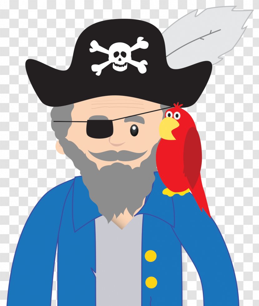 Mary Read Piracy Pirates Of The Caribbean: Curse Black Pearl Clip Art - Buried Treasure - Pirate Parrot Transparent PNG