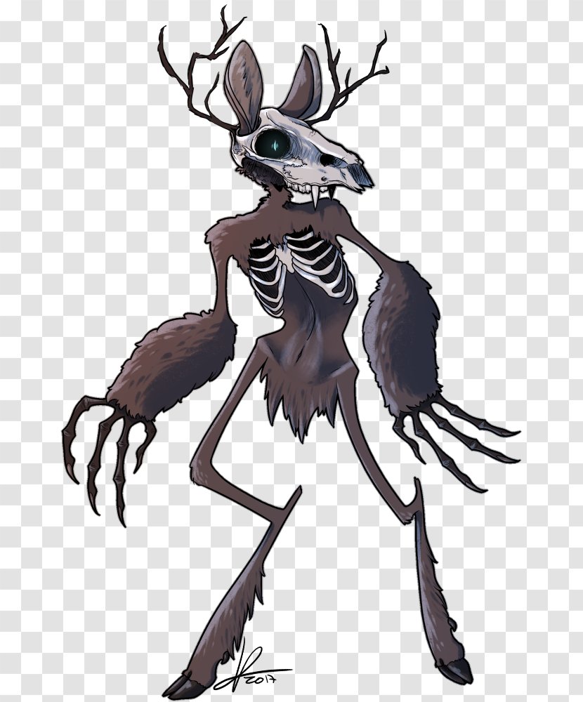 Drawing Legendary Creature Wendigo Clip Art - Watercolor - Chase Stein Transparent PNG