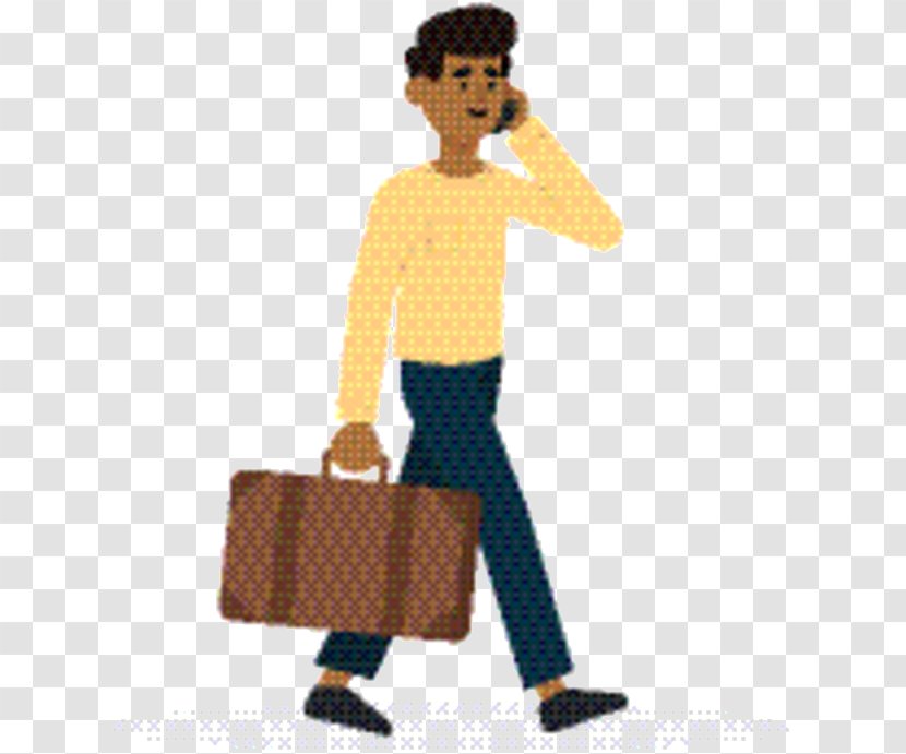 Human Behavior Cartoon - Baggage - Thumb Transparent PNG