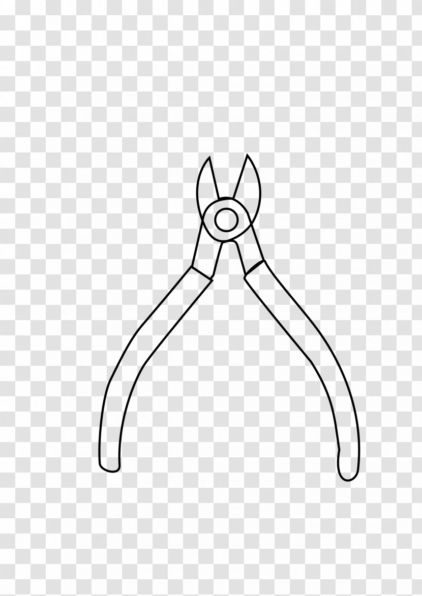 Drawing Line Art Scissors Tool Clip - Joint Transparent PNG