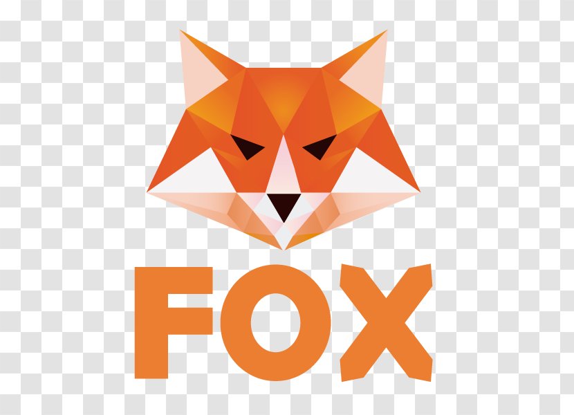 Logo Banner Business Service - Dog Like Mammal - Fox. Vector Transparent PNG