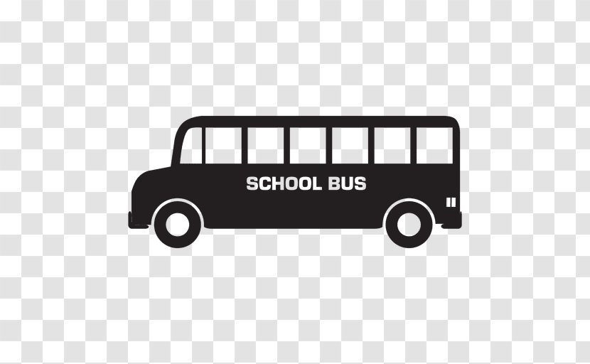 School Bus Silhouette Clip Art - Transport - Vector Transparent PNG