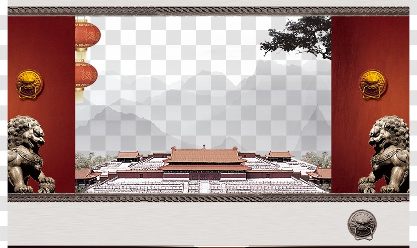 Shishi, Fujian National Palace Museum Chinese Guardian Lions Poster - Architecture - Posters Element Estate Transparent PNG