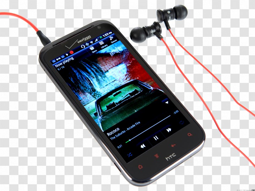 Smartphone HTC Rezound Sensation XL Feature Phone One X - Gadget Transparent PNG