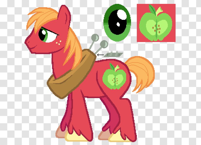 Pony Big McIntosh Horse Color Scheme - Cartoon - Mcintosh Transparent PNG