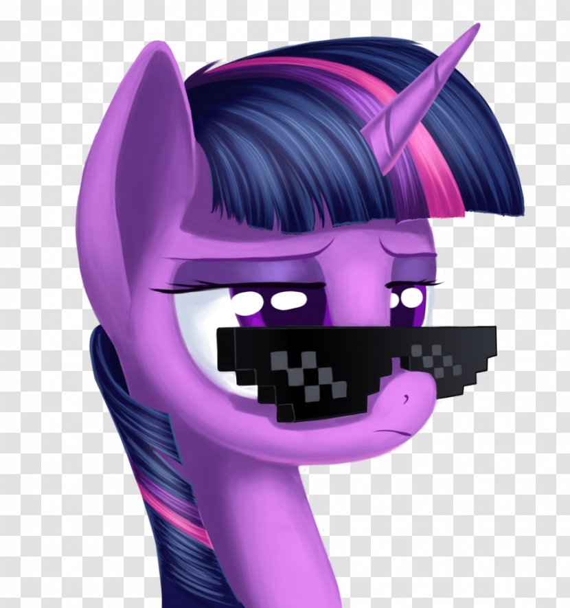 Twilight Sparkle Rainbow Dash Rarity My Little Pony - Purple - Deal With It Transparent PNG