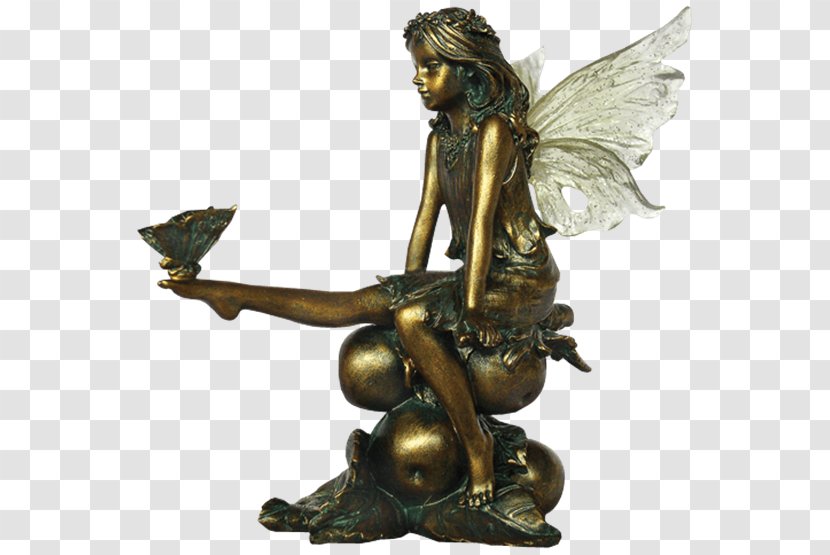 Bronze Sculpture Figurine Statue Fairy Transparent PNG