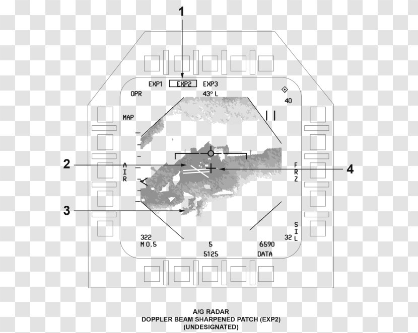 AN/APG-65 Radar Family Synthetic-aperture AN/APG-63 - Schematic - Appear Button Transparent PNG