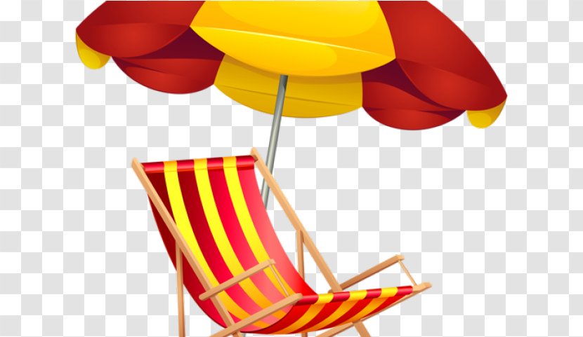 Beach Background - Chair - Furniture Red Transparent PNG