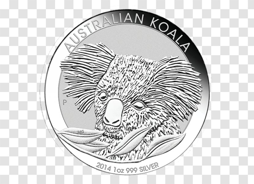 Perth Mint Koala Bullion Coin Australian Silver Kookaburra - Beaver Transparent PNG