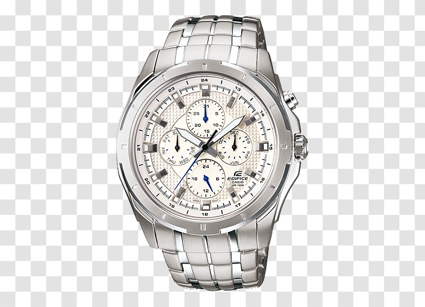 Casio Edifice Analog Watch Chronograph Transparent PNG