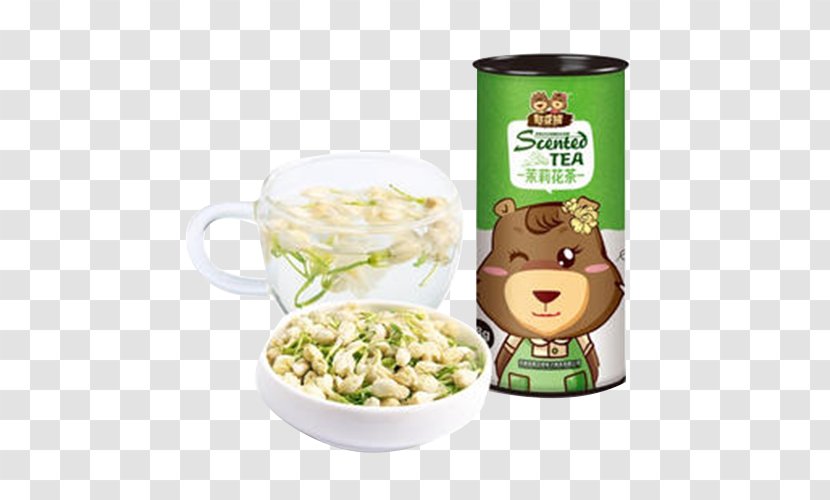 Green Tea Coffee Vegetarian Cuisine Flowering - Jasmine Transparent PNG