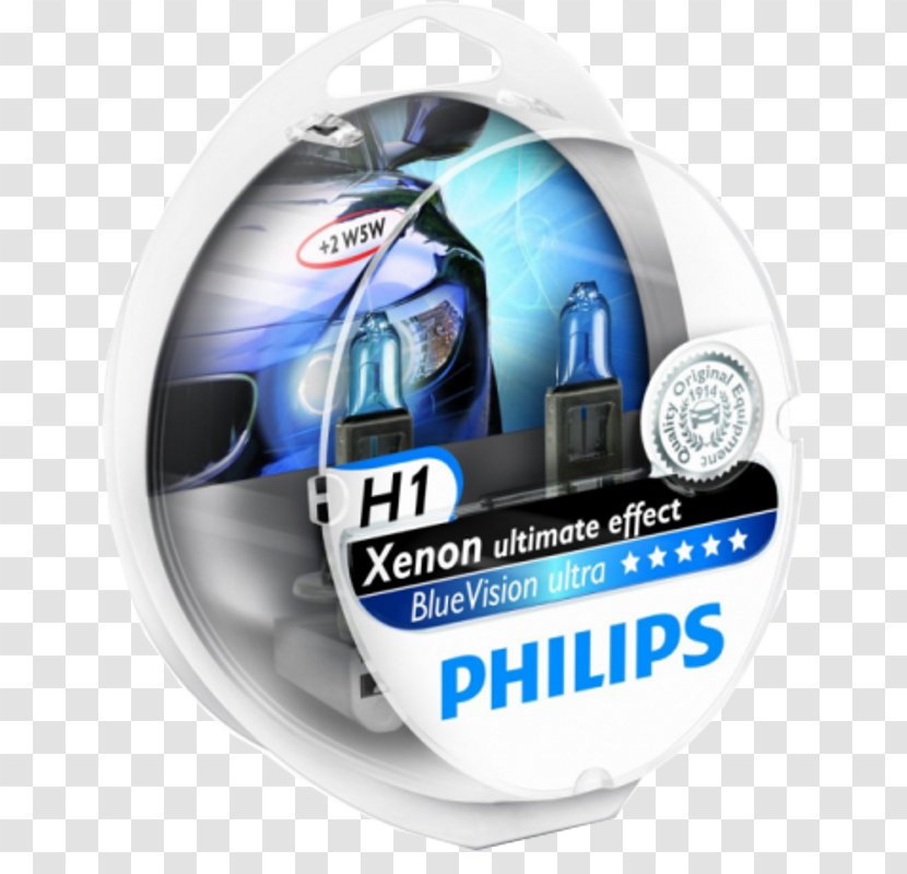 Light Car Headlamp Philips - Halogen Lamp Transparent PNG