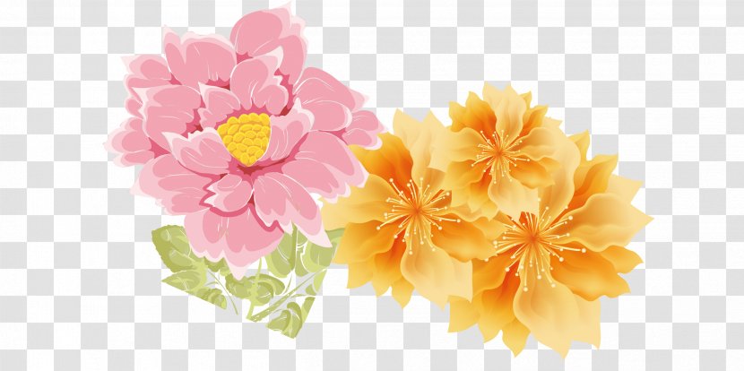 Peony Floral Design Watercolor Painting Flower - Cut Flowers - Chinese Rose Transparent PNG