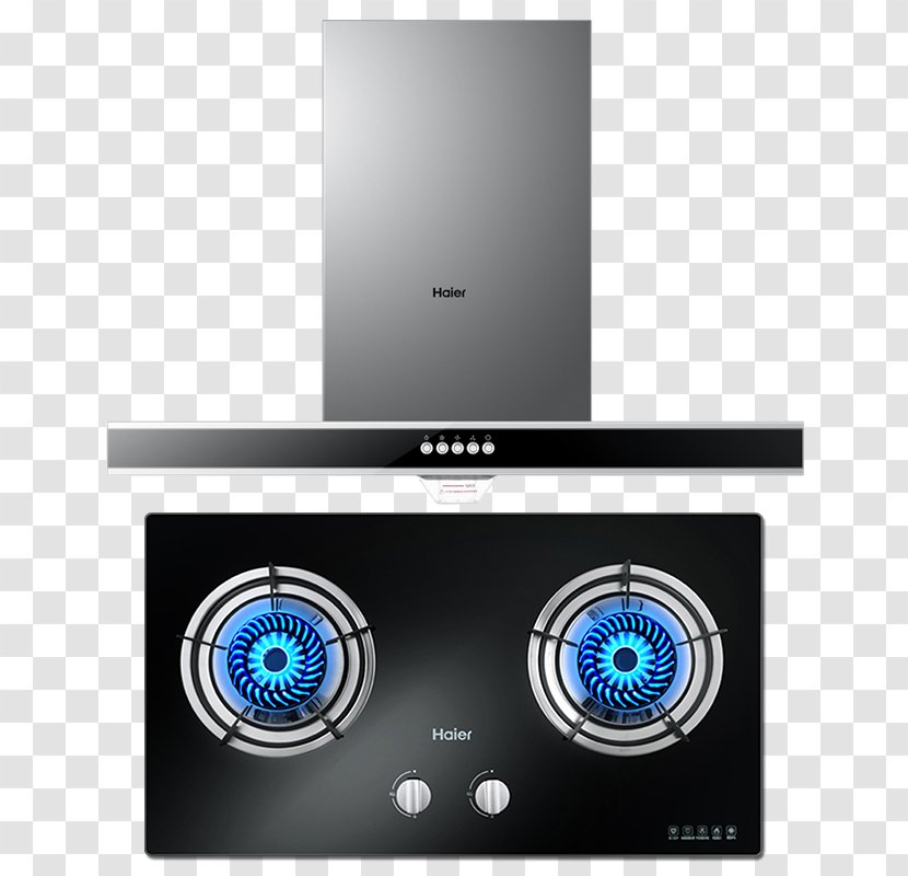 Home Appliance Haier Exhaust Hood Gas Stove - Multimedia Transparent PNG