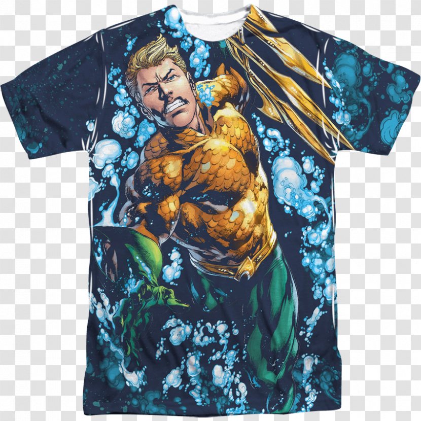 T-shirt Aquaman Hoodie Sleeve Transparent PNG