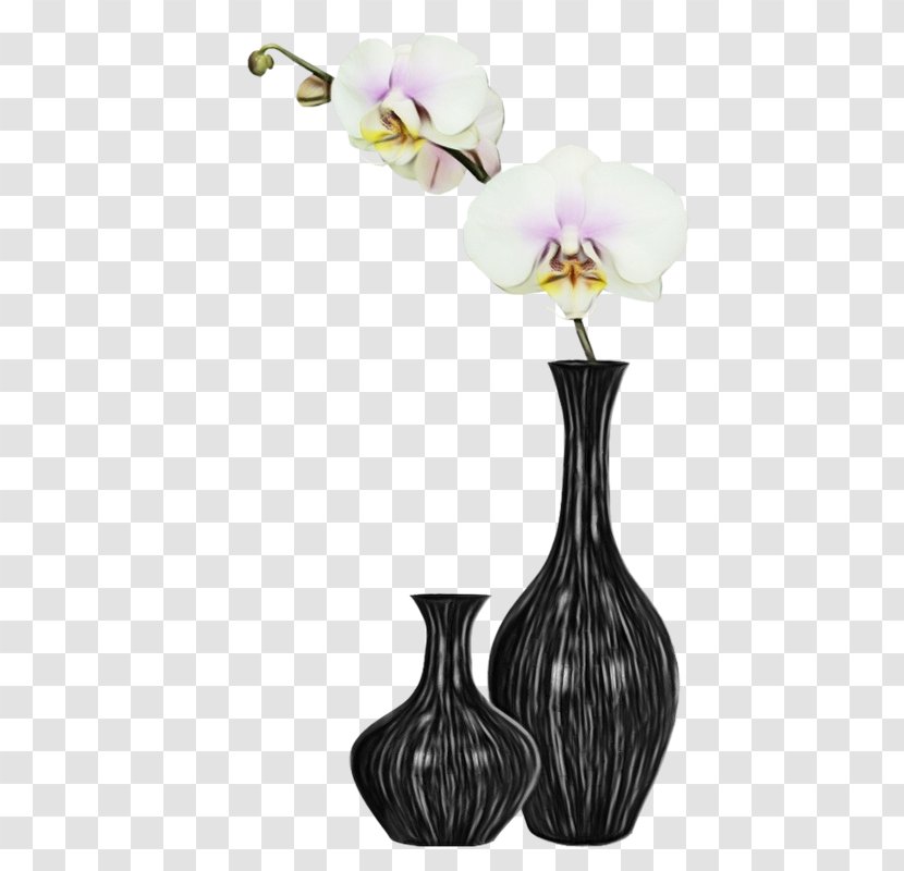Vase Flower Purple Violet Plant - Petal Orchid Transparent PNG