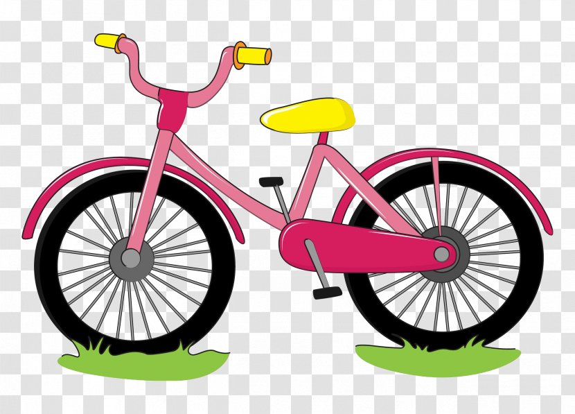 Bicycle Cartoon Drawing Clip Art - Watercolor Bike Transparent PNG