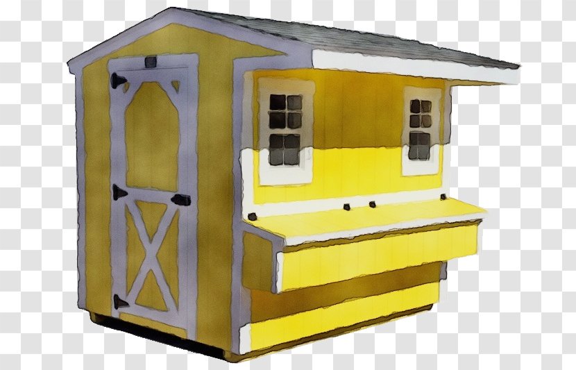 Yellow House Architecture Roof Home - Machine Kiosk Transparent PNG