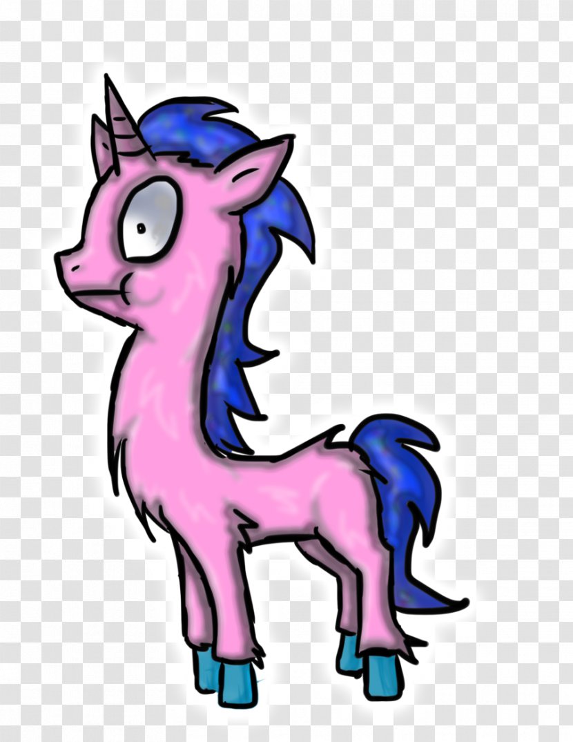 Unicorn Art Pink M Clip - Head Transparent PNG