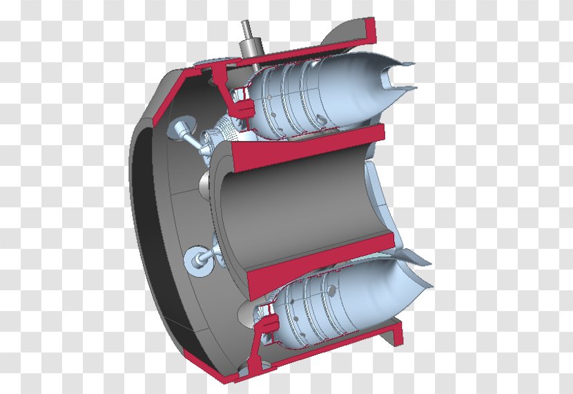 Airplane Combustor Combustion Chamber Gas Turbine - Flame - I Transparent PNG