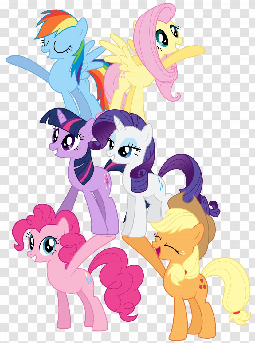 Rainbow Dash Pony Pinkie Pie Rarity Twilight Sparkle - Heart - Mane Vector Transparent PNG
