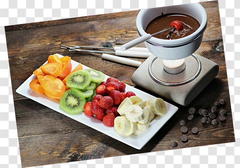 Fondue Ice Cream Chocolate Fruit Meat - Dish Transparent PNG