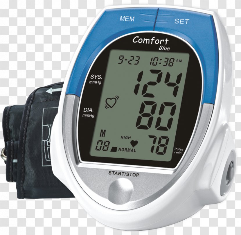 Sphygmomanometer Blood Pressure Glucose Meters Hypertension - Hardware - Cuff Transparent PNG