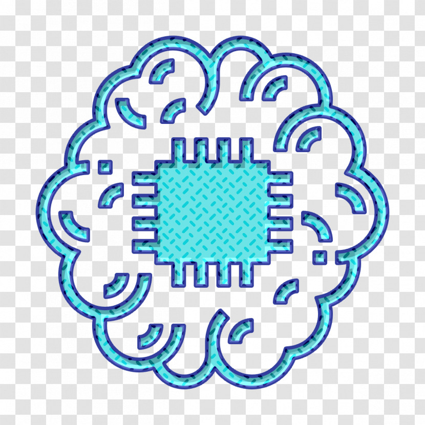 AI Icon Artificial Intelligence Icon Brain Icon Transparent PNG