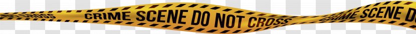 Yellow Font - Close Up - Police Tape Transparent PNG
