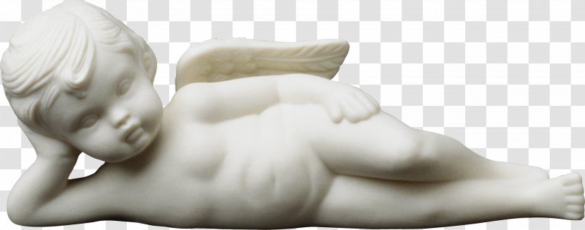 Classical Sculpture Statue Figurine - Heart - Angel Baptism Transparent PNG