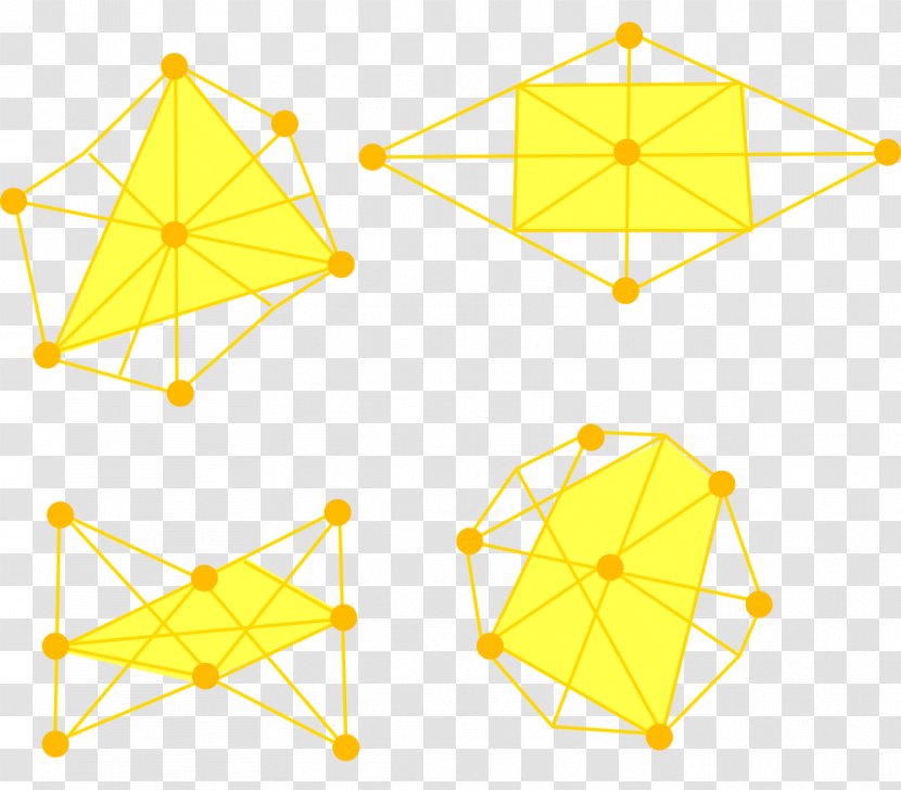 Yellow Angle Area Pattern - Triangle - Vector Irregular Galaxy Transparent PNG