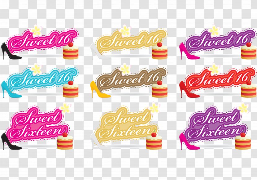 Euclidean Vector - Logo - Sweet Sixteen Years Old Nine House Map Transparent PNG