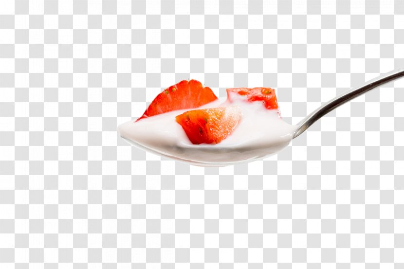 Soured Milk Yogurt Fruit Soup Strawberry - Gratis Transparent PNG