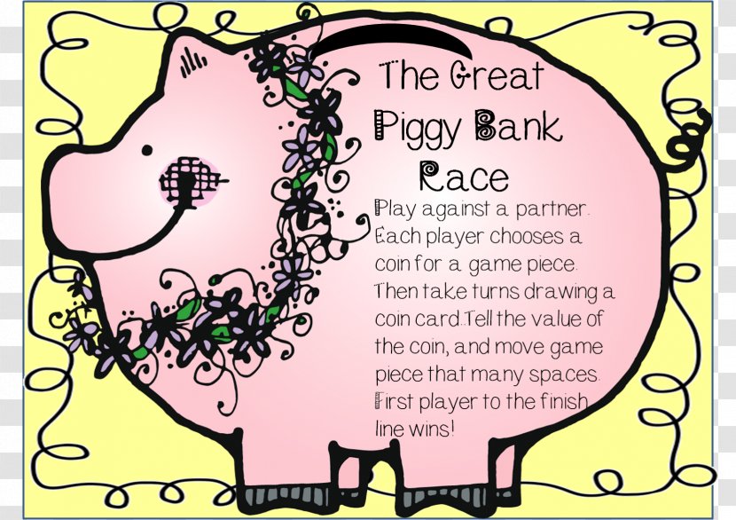Poetry Piggy Bank Coin Rhyme - Vertebrate Transparent PNG