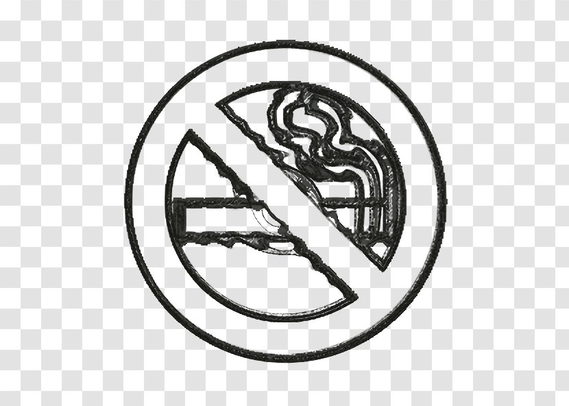 Allowed Icon Not Smoking - Logo - Emblem Blackandwhite Transparent PNG