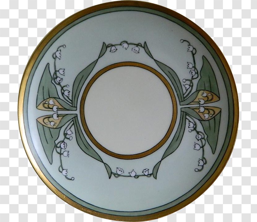 Limoges Haviland & Co. Porcelain Plate Saucer - Pottery Transparent PNG