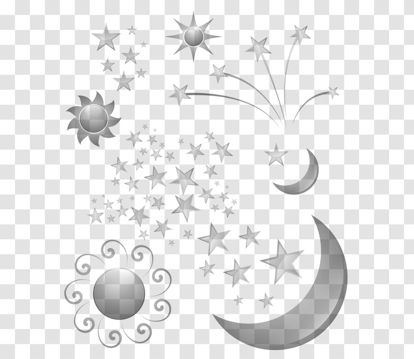 Star Moon Clip Art - Plastic Free Transparent PNG