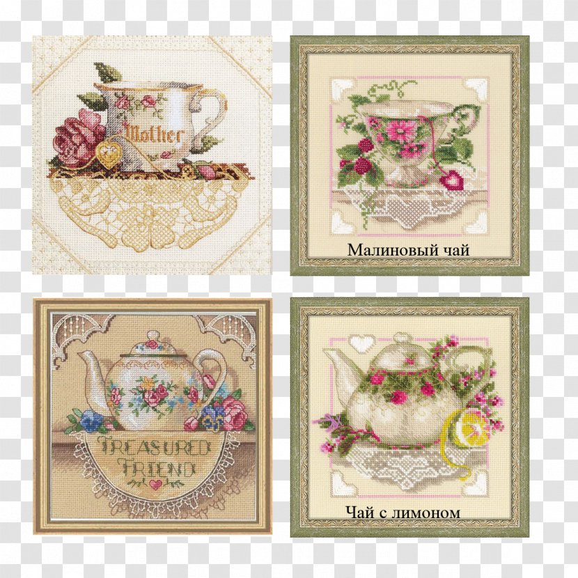 Cross-stitch Machine Embroidery Teapot Thread Transparent PNG