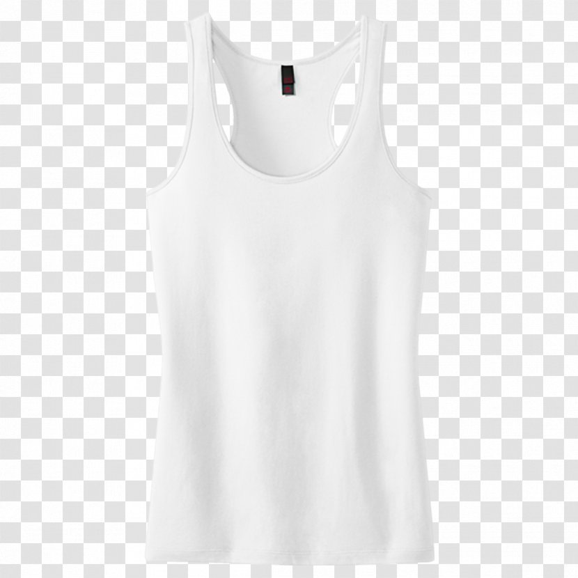 Gilets Shoulder Sleeveless Shirt - Sleeve - White Tank Top Transparent PNG