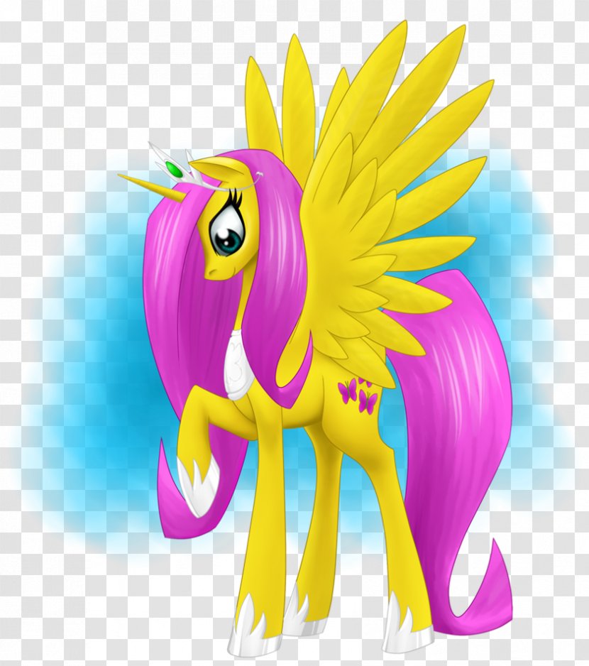 Fluttershy Pony Horse Cartoon - Vertebrate Transparent PNG